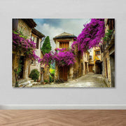 Quadro em Tela Decorativa Multicor 100x140 cm com Moldura de Madeira (3–4 cm) – 100% Canvas