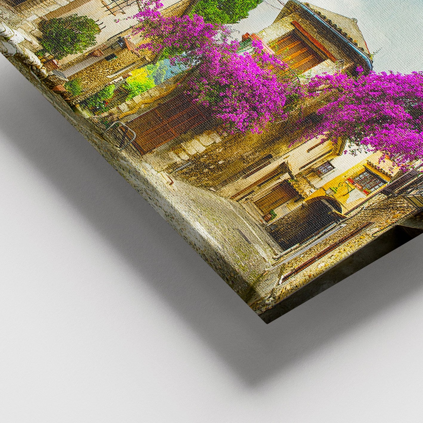 Quadro em Tela Decorativa Multicor 100x140 cm com Moldura de Madeira (3–4 cm) – 100% Canvas