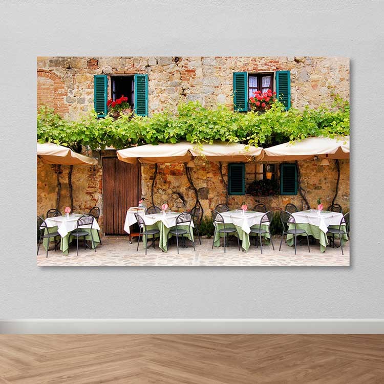 Quadro em Tela Multicolor 100x140 cm – 100% Canvas com Moldura de Madeira (3–4 cm)