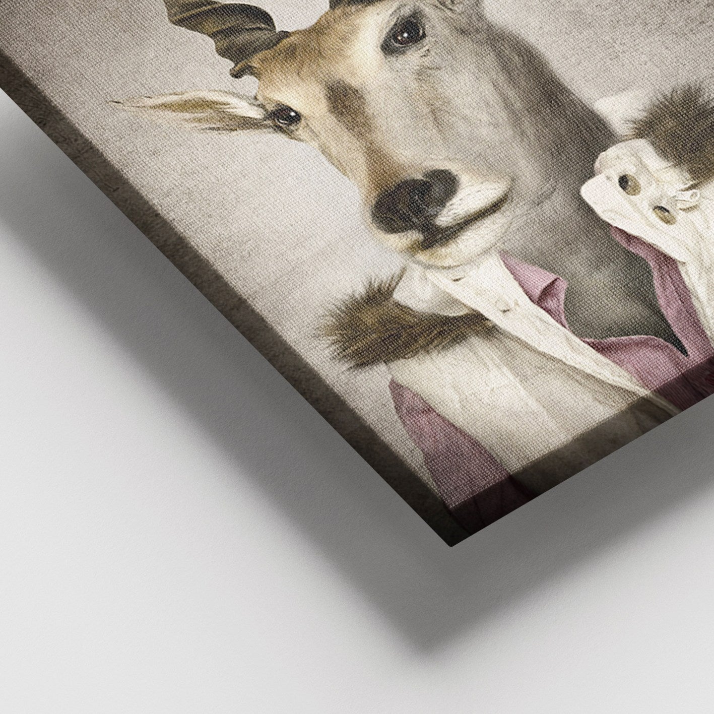 Quadro em Tela Decorativa Multicolor 100x140 cm, 100% Canvas com Moldura de Madeira (3–4 cm)