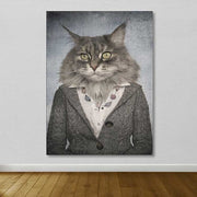 Quadro em Tela Decorativo Multicolor 100x140 cm | 100% Canvas | Moldura de Madeira 3–4 cm