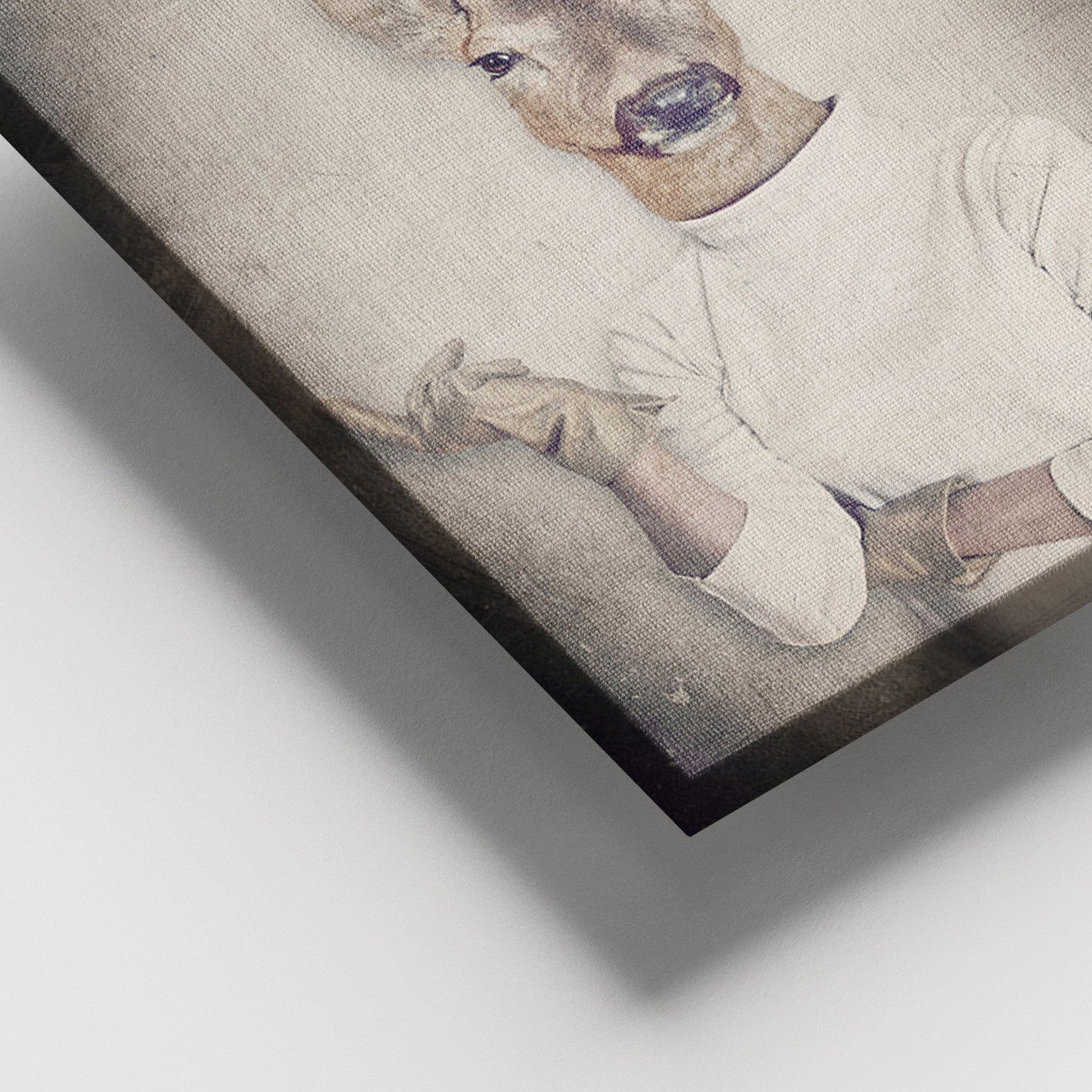 Quadro Decorativo em Tela (100% Canvas) Multicolor 100 x 140 cm com Moldura de Madeira 3–4 cm