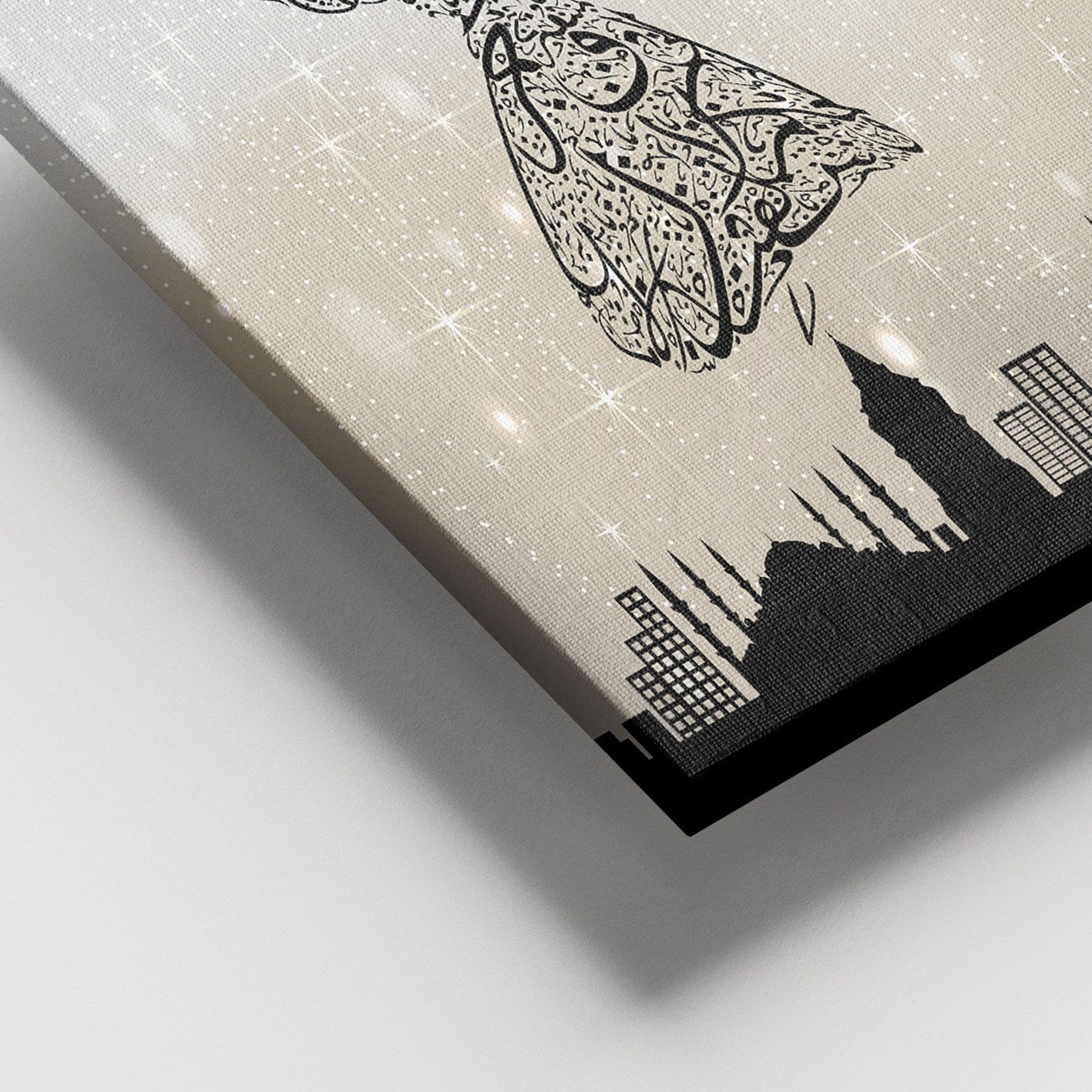 Tela Decorativa Multicolor 100x140 cm com Moldura de Madeira (100% Canvas)