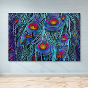 Quadro em Tela Decorativa Multicolor 100x140 cm com Moldura de Madeira (3-4 cm) – 100% Canvas