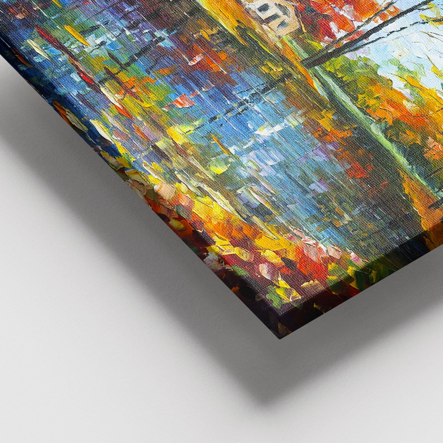 Quadro em Tela 100% – Multicolor 100 x 140 cm, Moldura de Madeira (3–4 cm)