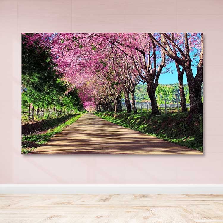 Quadro em Tela Decorativa Multicolor 100x140 cm, 100% Canvas, Moldura em Madeira (3–4 cm)