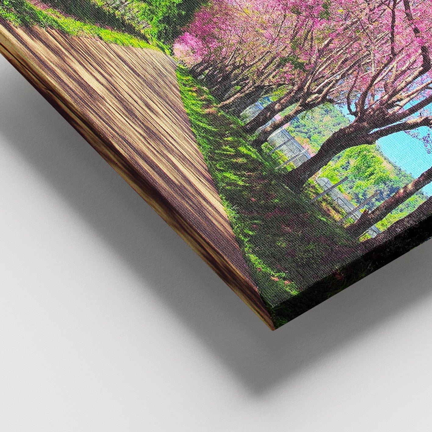 Quadro em Tela Decorativa Multicolor 100x140 cm, 100% Canvas, Moldura em Madeira (3–4 cm)