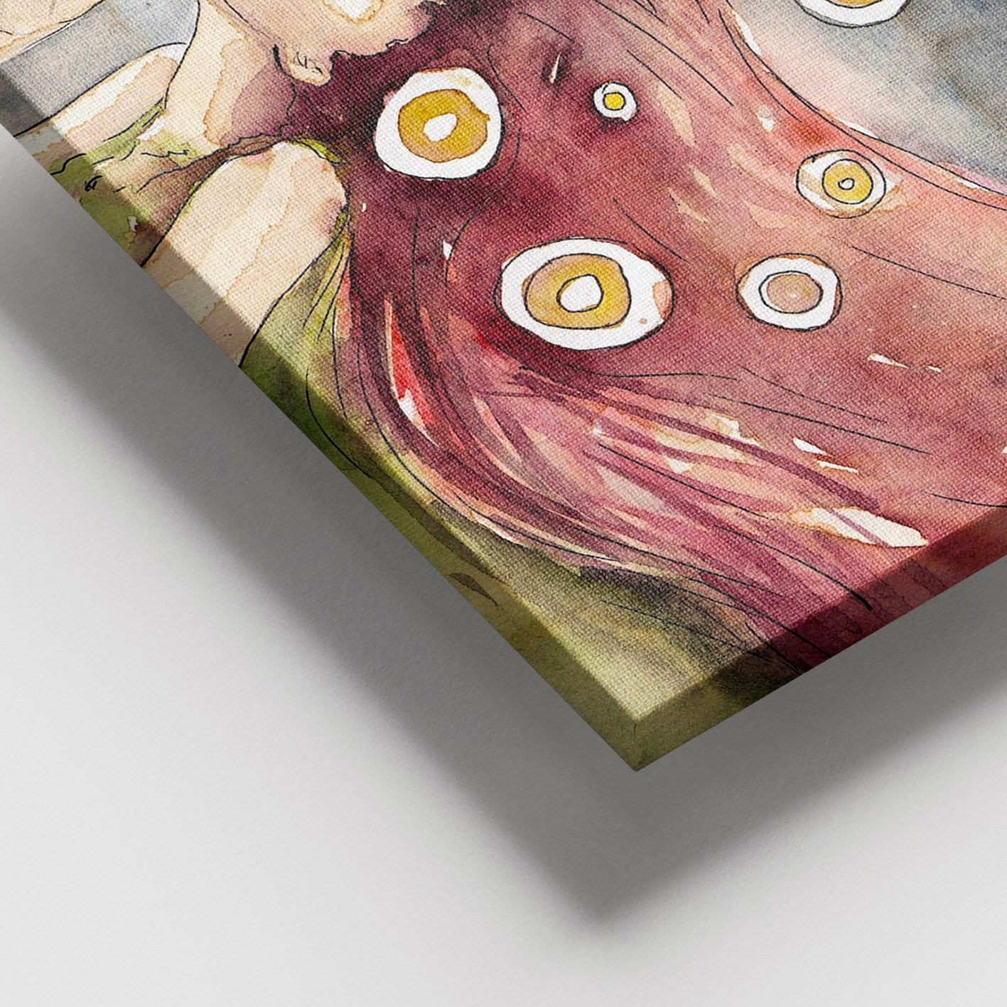 Quadro Decorativo em Tela 100% Canvas, Multicolor, com Moldura de Madeira 3-4 cm, 100 x 140 cm – DEV03519100140