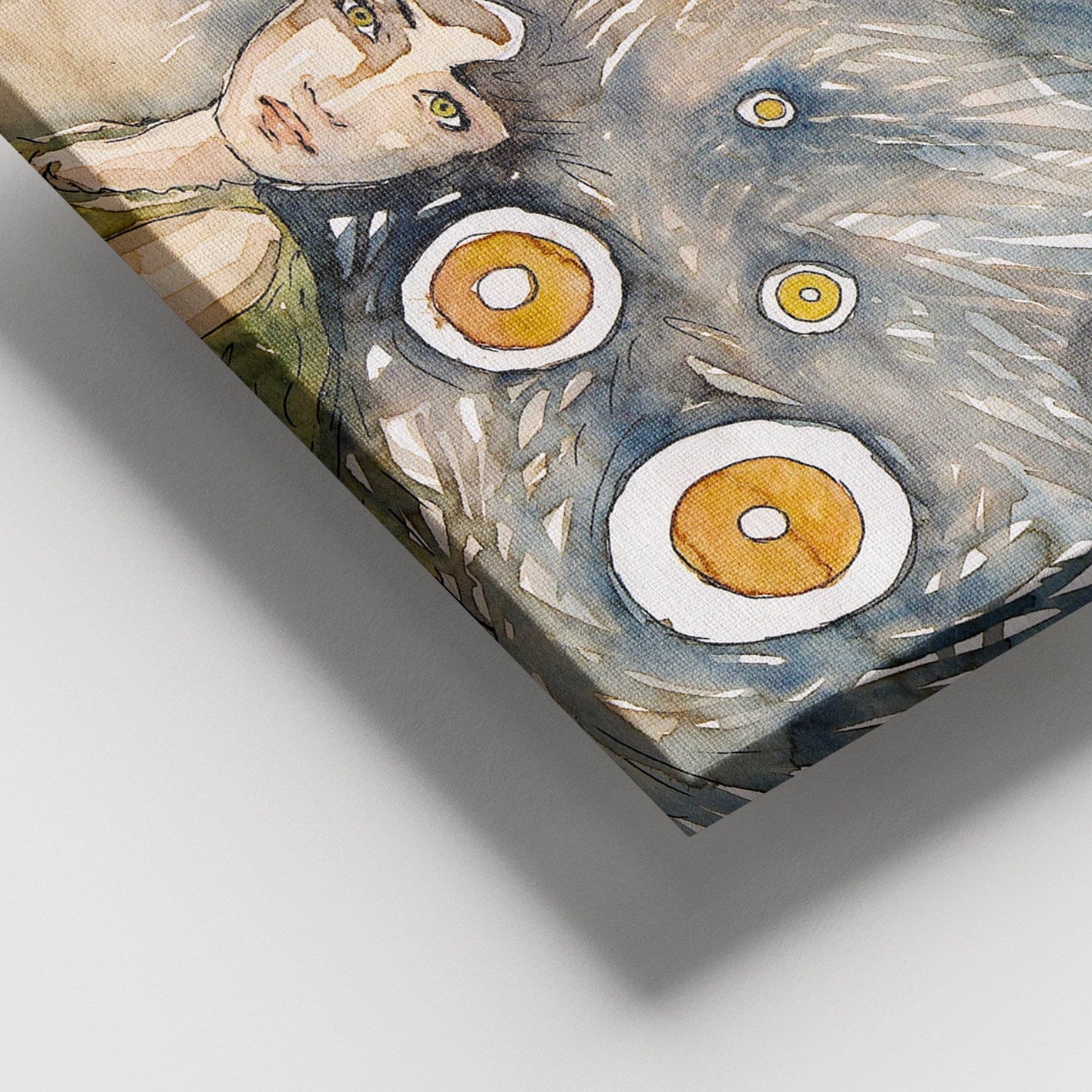 Tela Decorativa Multicolor 100x140 cm – 100% Tela com Moldura de Madeira (3–4 cm)