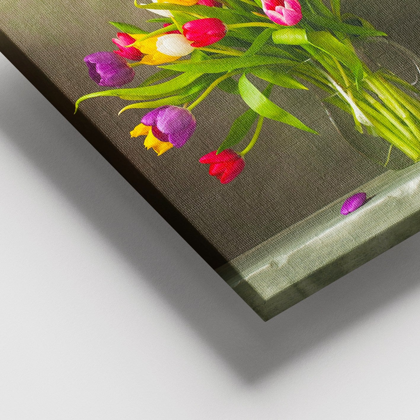 Quadro em Tela Decorativa Multicolor 100x140 cm, 100% Canvas, Moldura de Madeira 3–4 cm