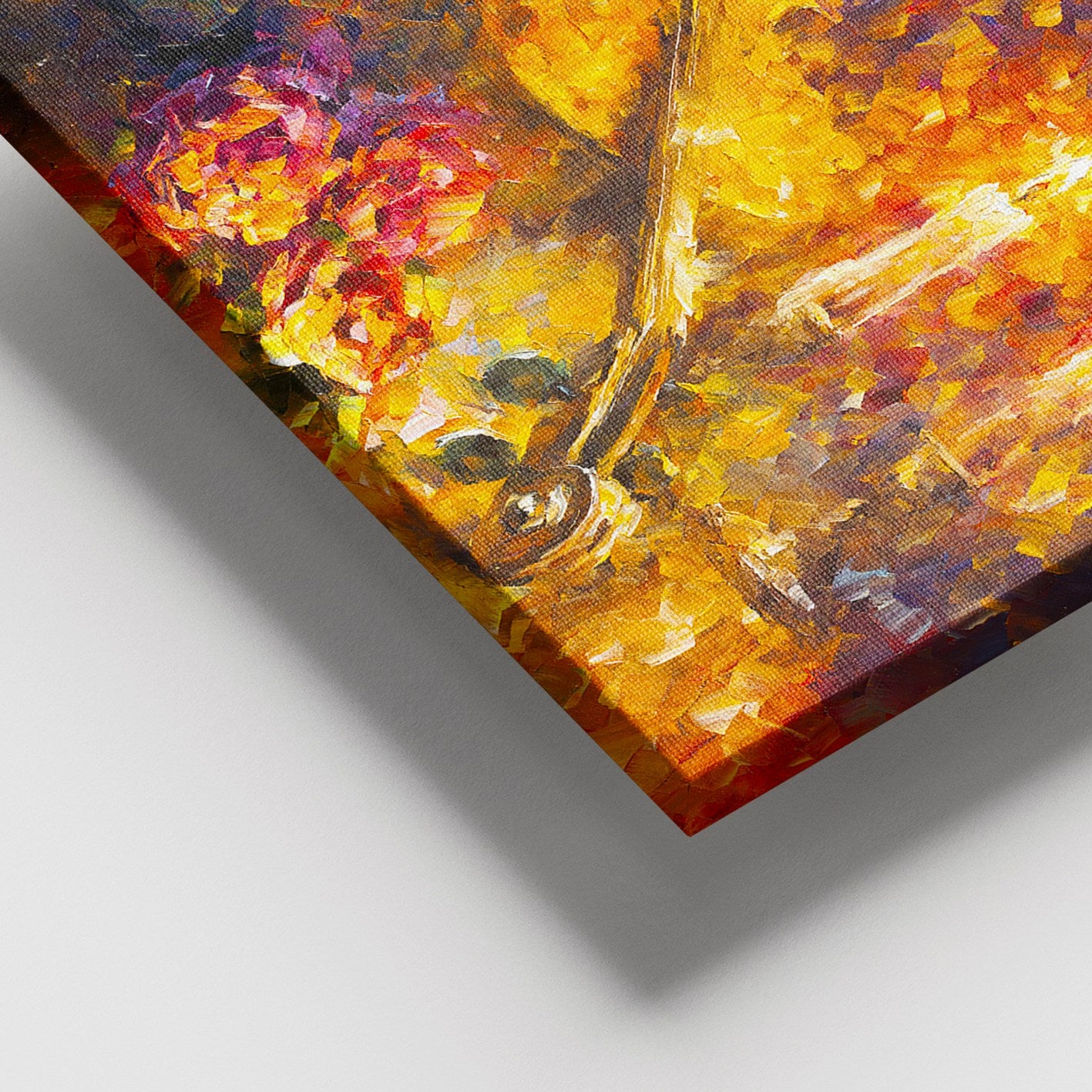 Quadro em Tela Decorativo Multicolor 100x140 cm, 100% Tela, Moldura de Madeira (3–4 cm)