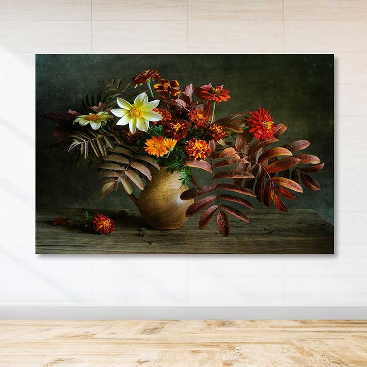Quadro em Tela Multicolor 100 x 140 cm – 100% Tela, Moldura de Madeira 3–4 cm