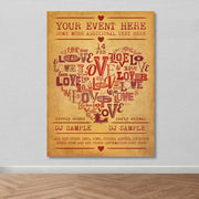 Quadro Tela Decorativa Multicolor 100x140 cm, Canvas 100% com Moldura de Madeira (3-4 cm)