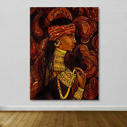 Quadro em Tela 100% Canvas Multicolorido 100 x 140 cm com Moldura de Madeira (3–4 cm)