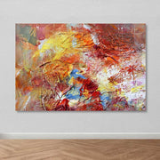 Quadro em Tela 100% Canvas Multicolor com Moldura de Madeira (3–4 cm) – 100 x 140 cm