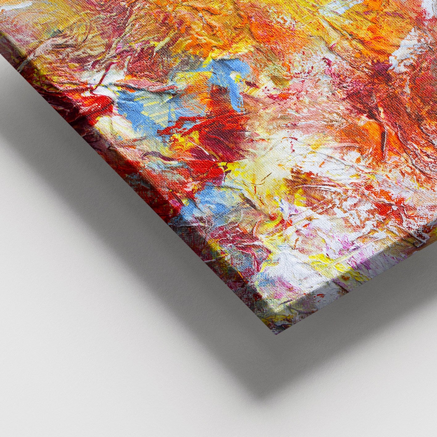 Quadro em Tela 100% Canvas Multicolor com Moldura de Madeira (3–4 cm) – 100 x 140 cm