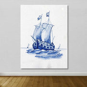 Tela Decorativa Multicolor 100x140 cm – 100% Canvas, Moldura de Madeira (3–4 cm)