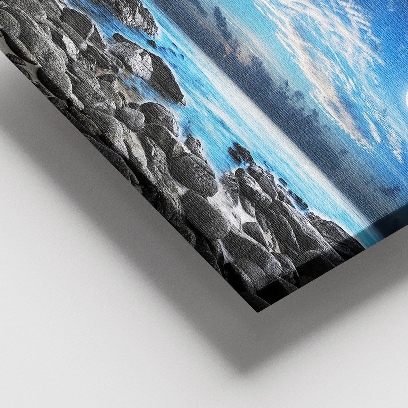 Quadro em Tela Decorativa Multicolor 100x140 cm – 100% Canvas com Moldura em Madeira (3–4 cm)