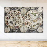 Tela Decorativa Multicolor em 100% Canvas com Moldura de Madeira (3–4 cm) – 100 x 140 cm