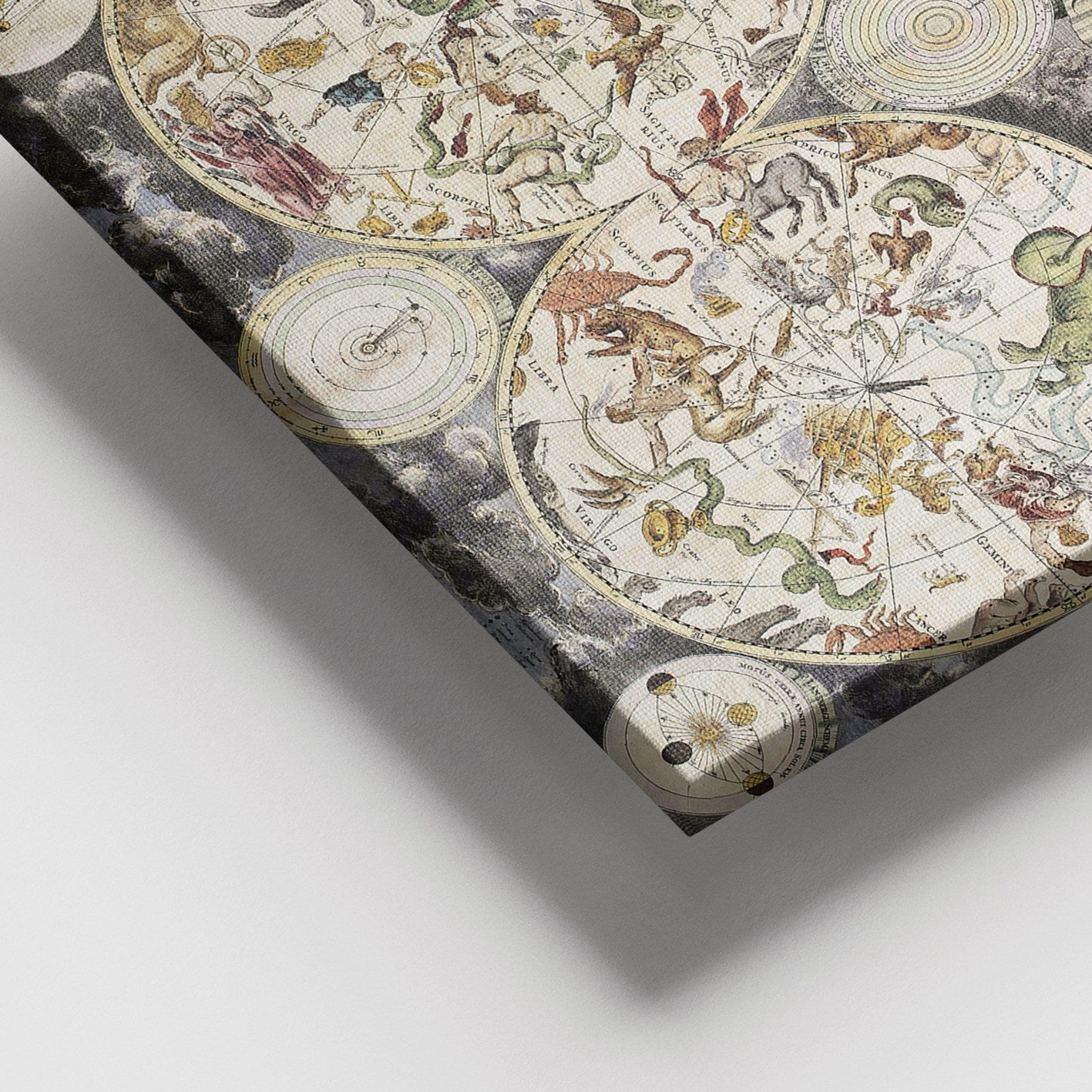 Tela Decorativa Multicolor em 100% Canvas com Moldura de Madeira (3–4 cm) – 100 x 140 cm