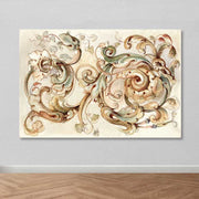 Quadro em Tela 100% Canvas Multicolor 100x140 cm com Moldura de Madeira (3–4 cm)