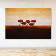 Tela Decorativa Multicolor em Canvas 100% 100x140 cm com Moldura de Madeira (3–4 cm)