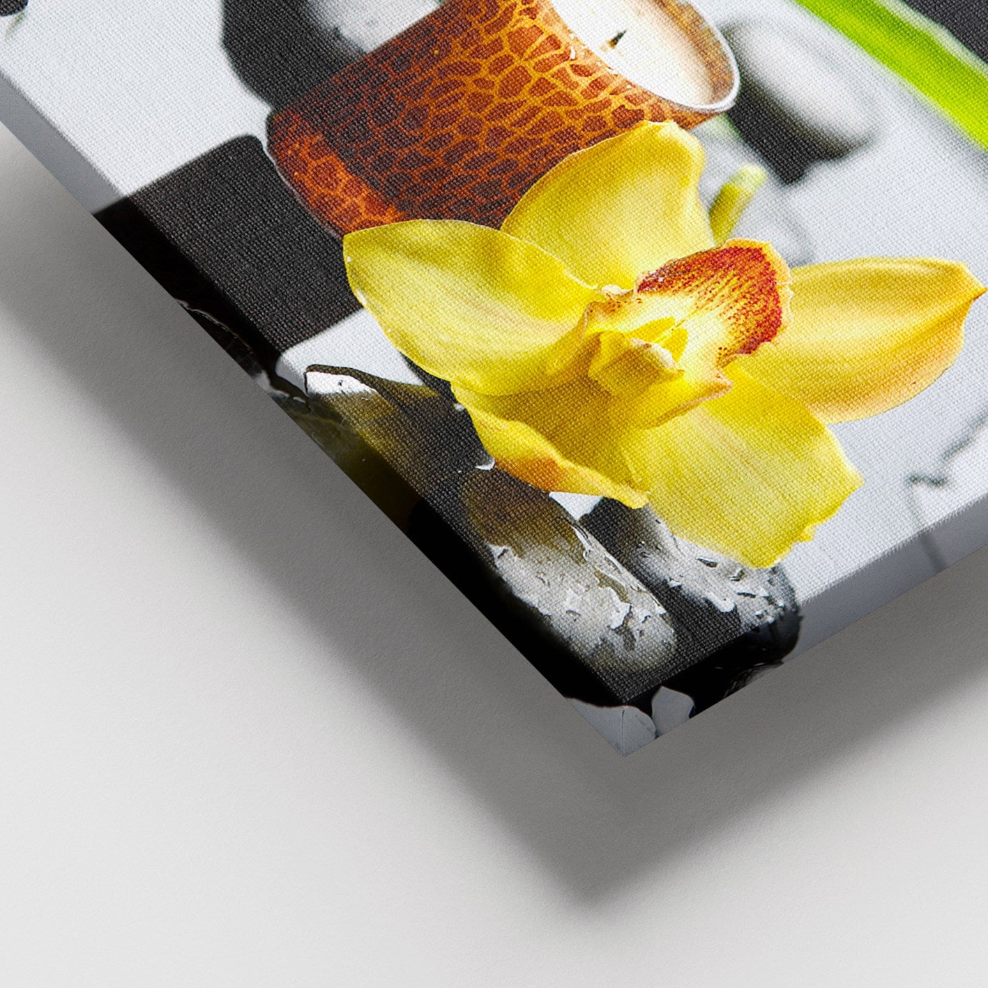 Quadro em Tela 100% Multicolor 100x140 cm com Moldura de Madeira (3–4 cm)