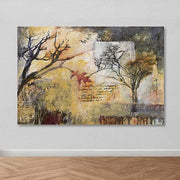 Tela Decorativa em Canvas 100% Multicolor com Moldura de Madeira (3–4 cm), 100x140 cm