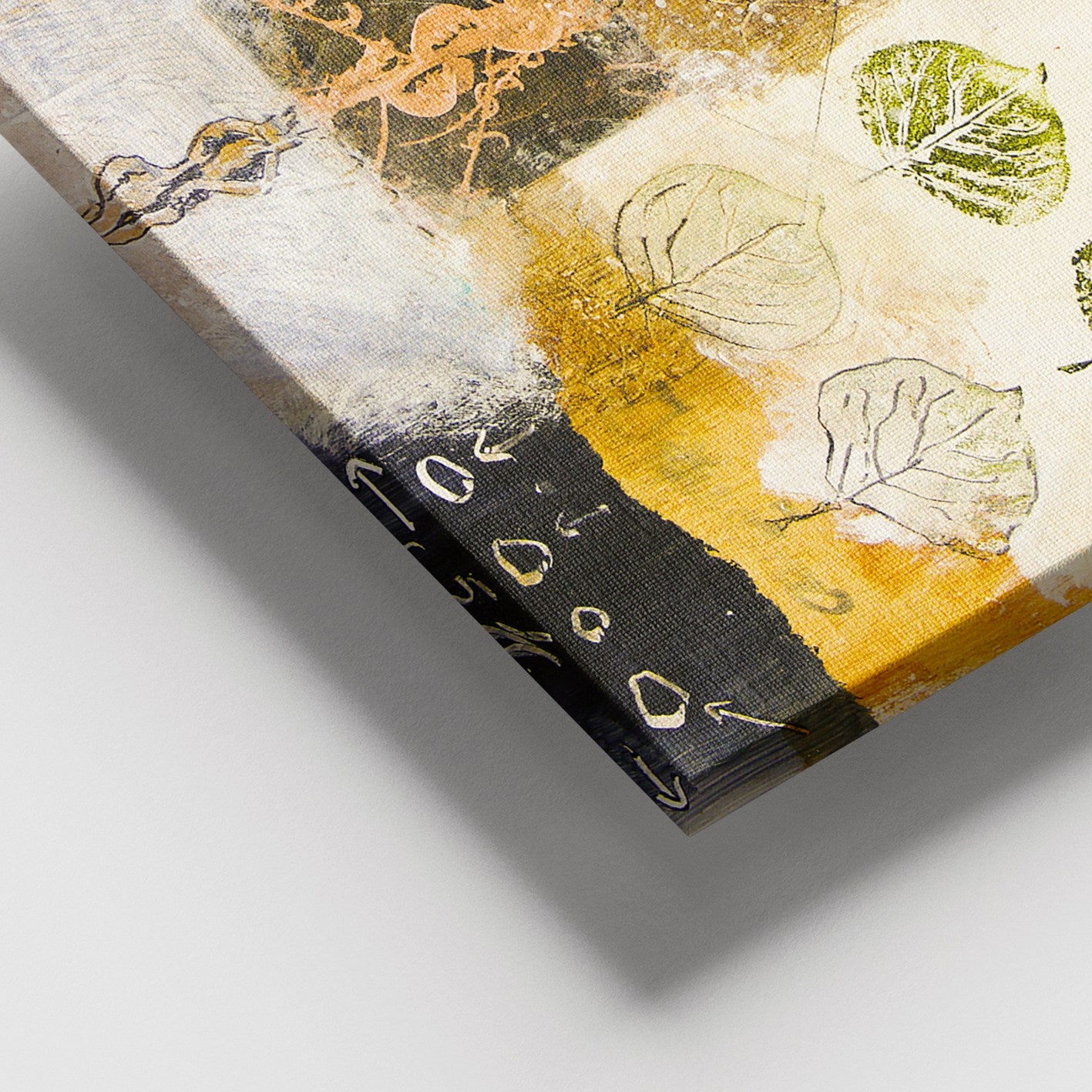 Tela Decorativa Multicolor com Moldura de Madeira (3–4 cm) – 100 x 140 cm