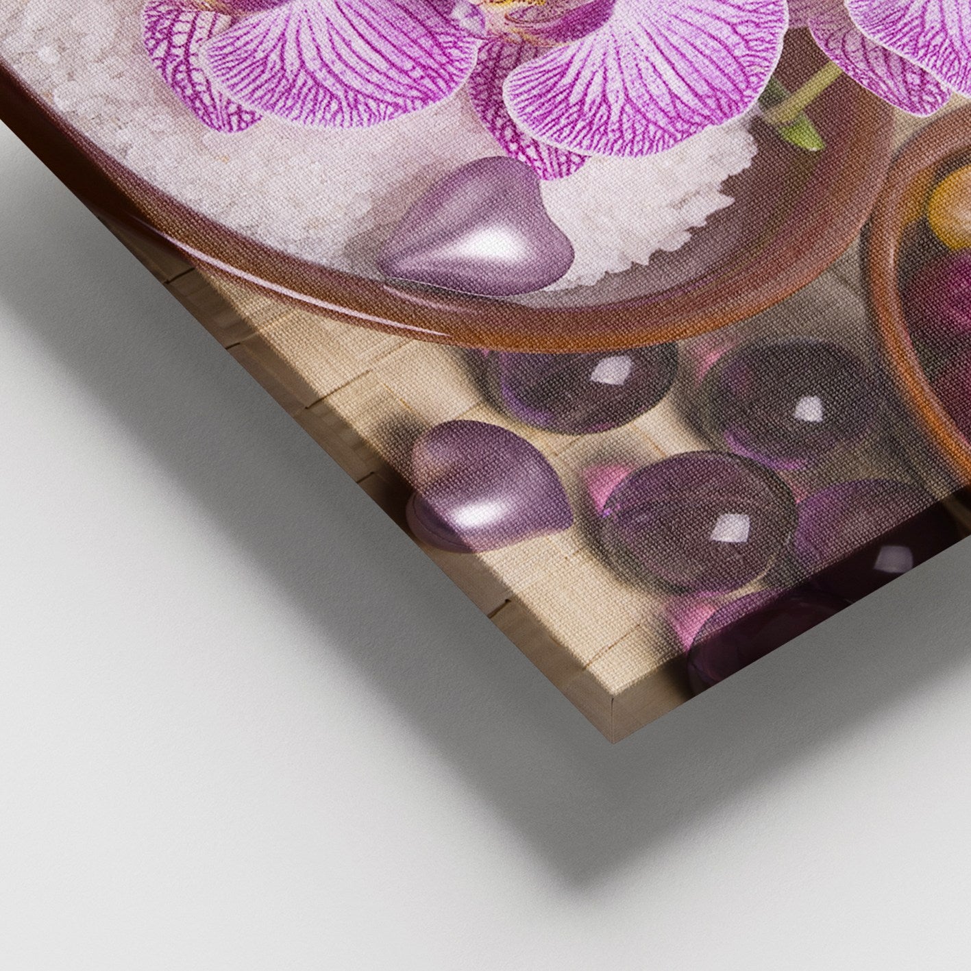 Quadro em Tela 100% Canvas Multicolor 100x140 cm com Moldura de Madeira (3–4 cm)