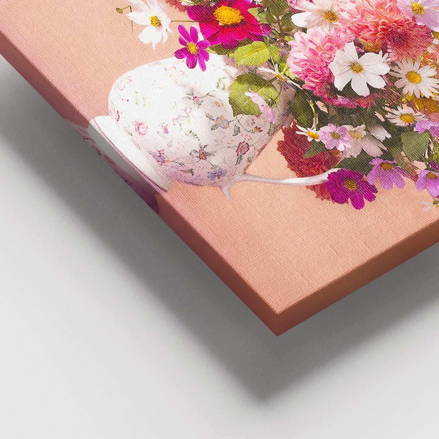 Quadro em Tela Decorativo Multicolor 100x140 cm, Moldura de Madeira (3–4 cm), 100% Canvas