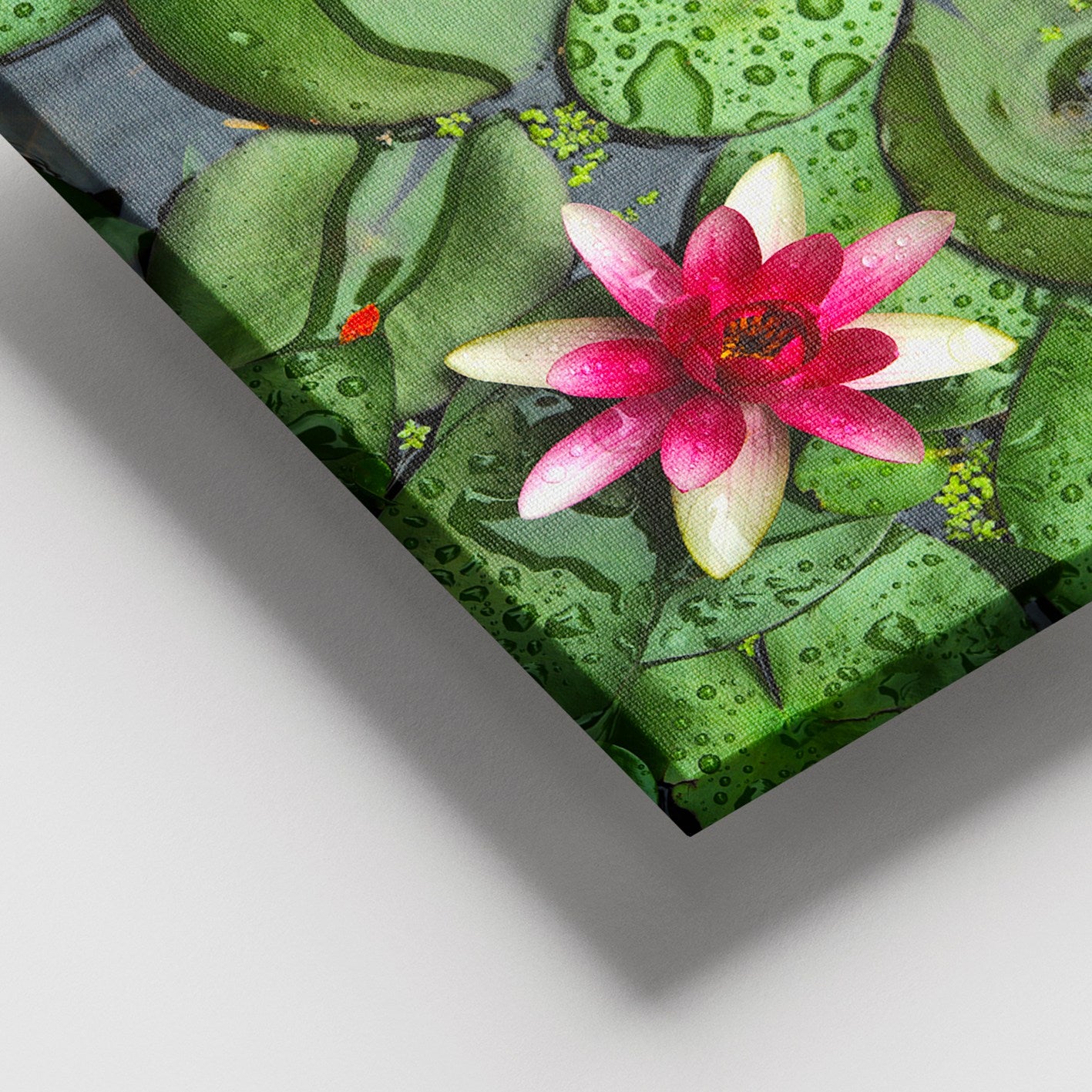 Quadro Decorativo em Tela (Canvas) 100% com Moldura de Madeira 100% 3–4 cm, Multicolor, 100 x 140 cm