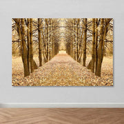 Quadro Decorativo em Canvas Multicolor 100x140 cm com Moldura de Madeira