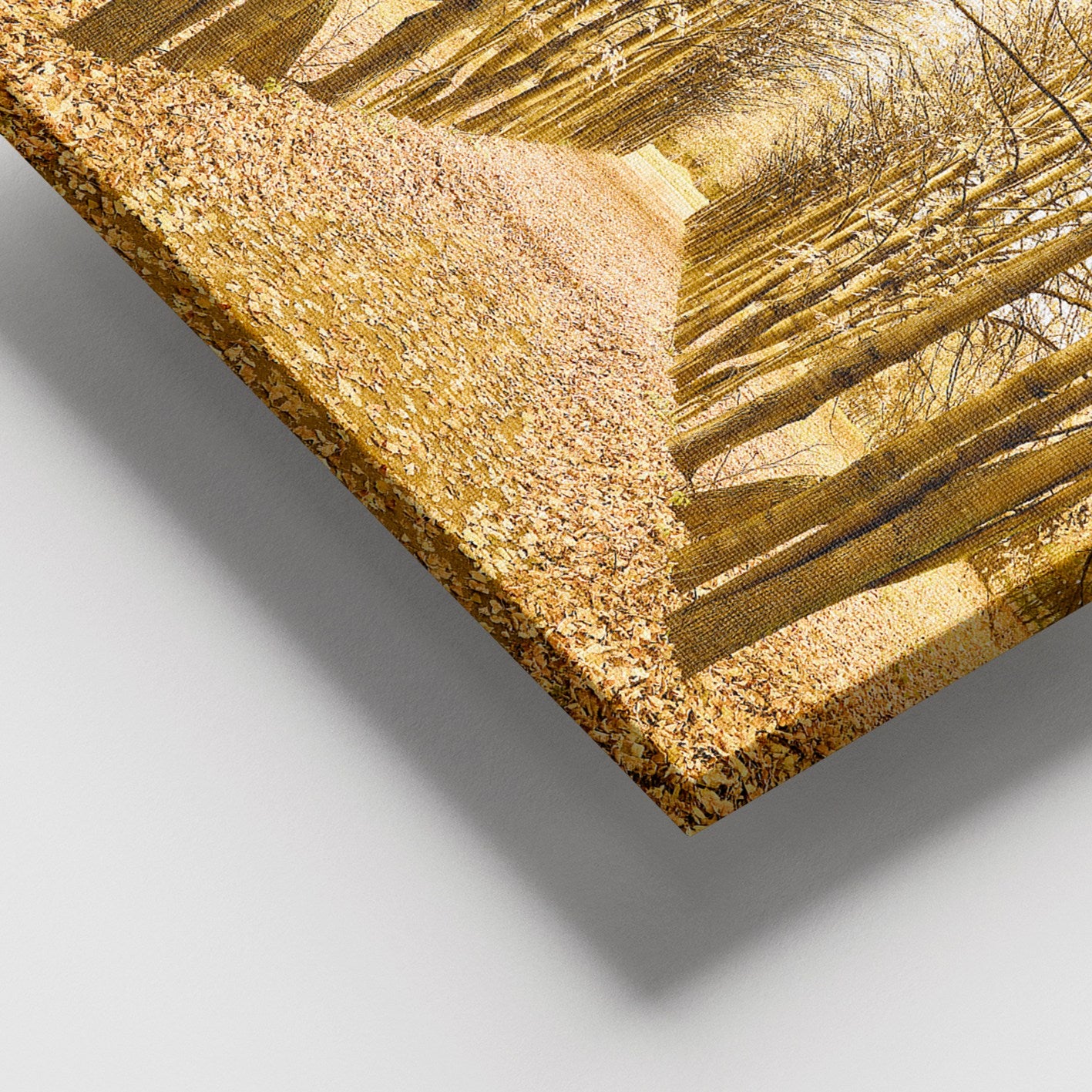 Quadro Decorativo em Canvas Multicolor 100x140 cm com Moldura de Madeira