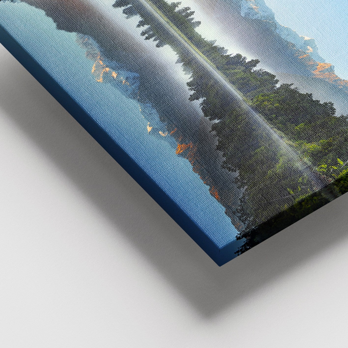 Quadro em Tela Canvas Multicolor 100x140 cm com Moldura de Madeira (3–4 cm)