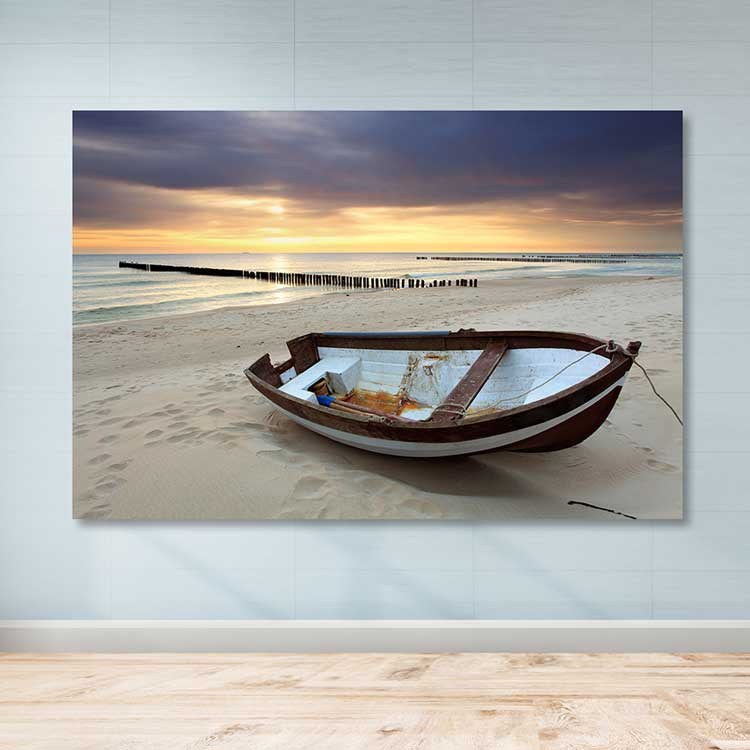 Quadro em Tela Decorativo Multicolor, 100x140 cm, 100% Tela com Moldura de Madeira (3–4 cm)