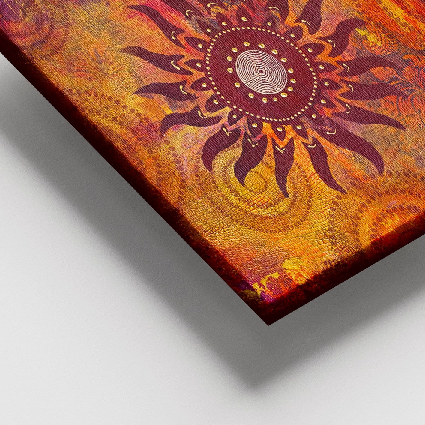 Quadro em Tela Canvas 100% Multicolor 100 x 140 cm com Moldura de Madeira (3–4 cm)