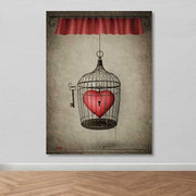 Quadro em Tela Decorativa Multicolor 100x140 cm – 100% Canvas com Moldura de Madeira 3–4 cm