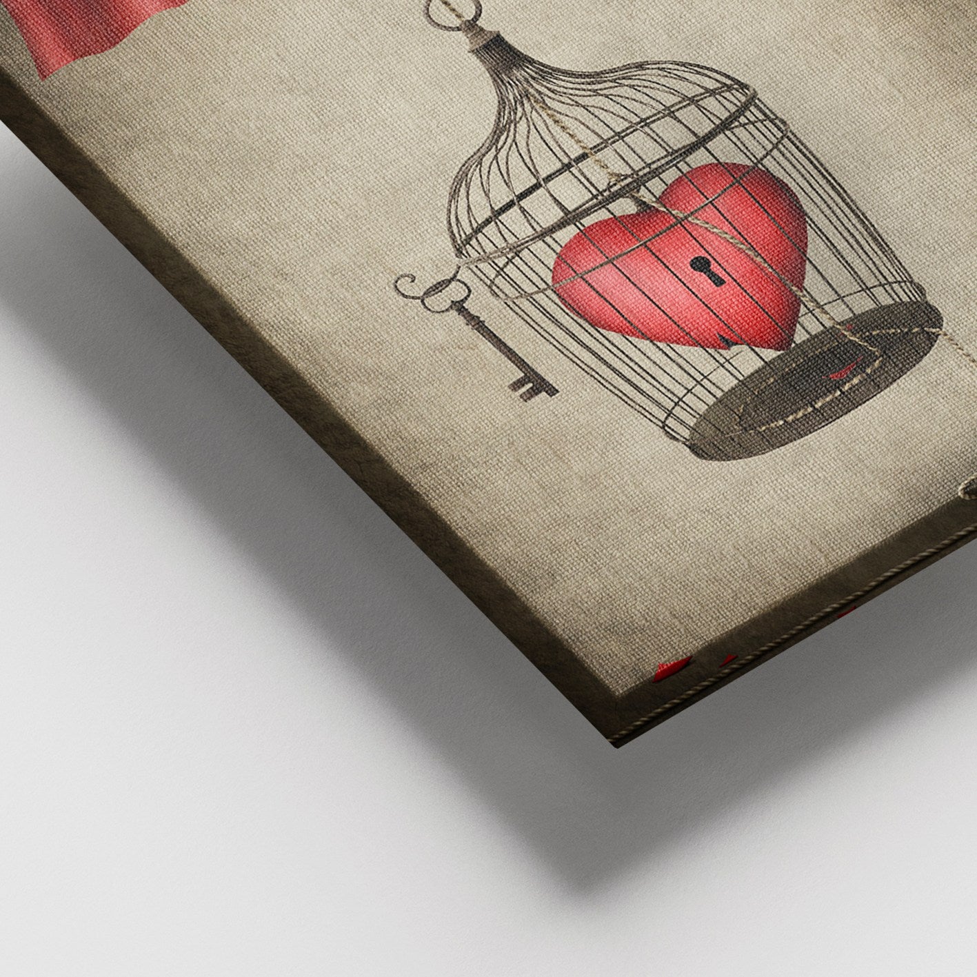 Quadro em Tela Decorativa Multicolor 100x140 cm – 100% Canvas com Moldura de Madeira 3–4 cm