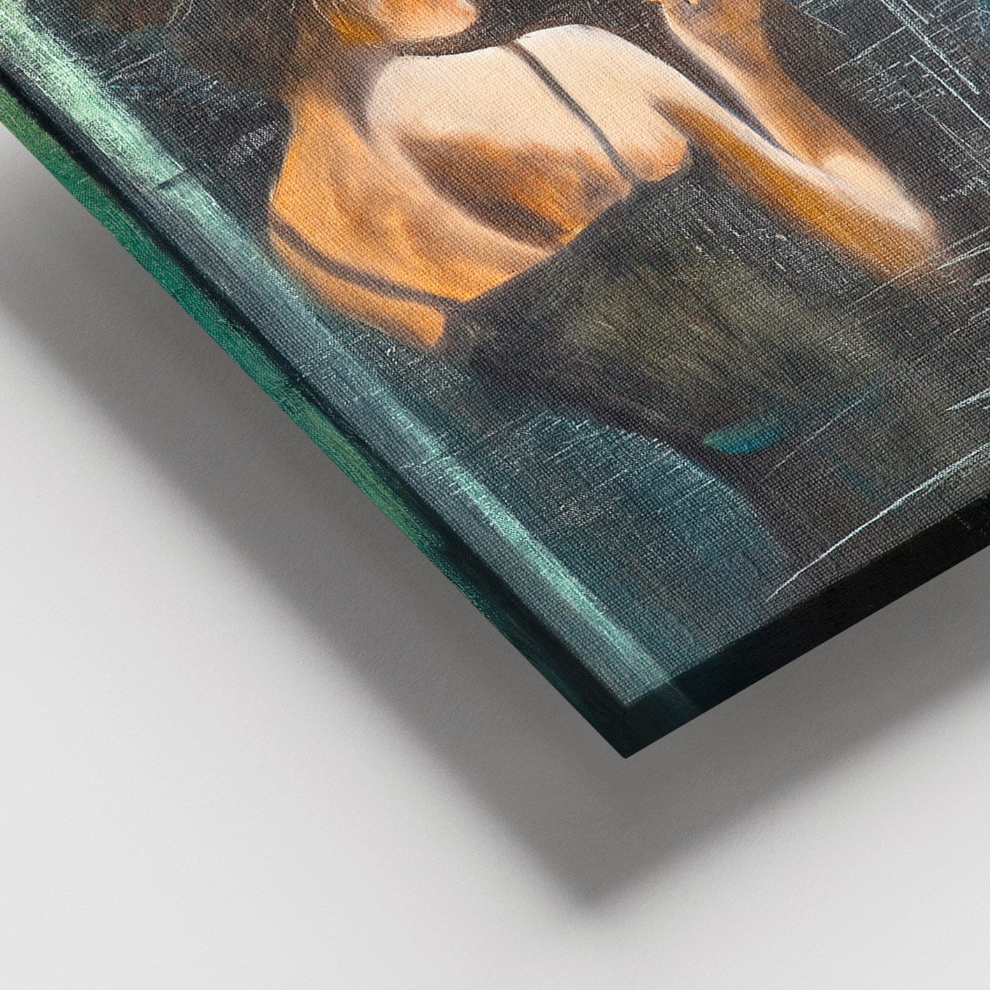 Quadro em Tela Decorativo Multicolor 100x140 cm, 100% Canvas, Moldura de Madeira (3–4 cm)