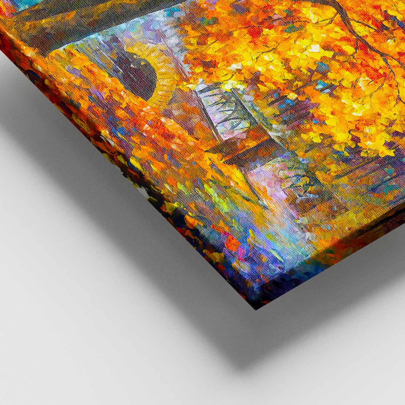 Quadro em Tela Decorativa Multicolor 100x140 cm | Canvas 100% | Moldura de Madeira 3–4 cm