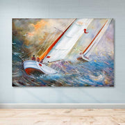 Tela Decorativa em Canvas 100% Multicolor com Moldura de Madeira 100x140 cm