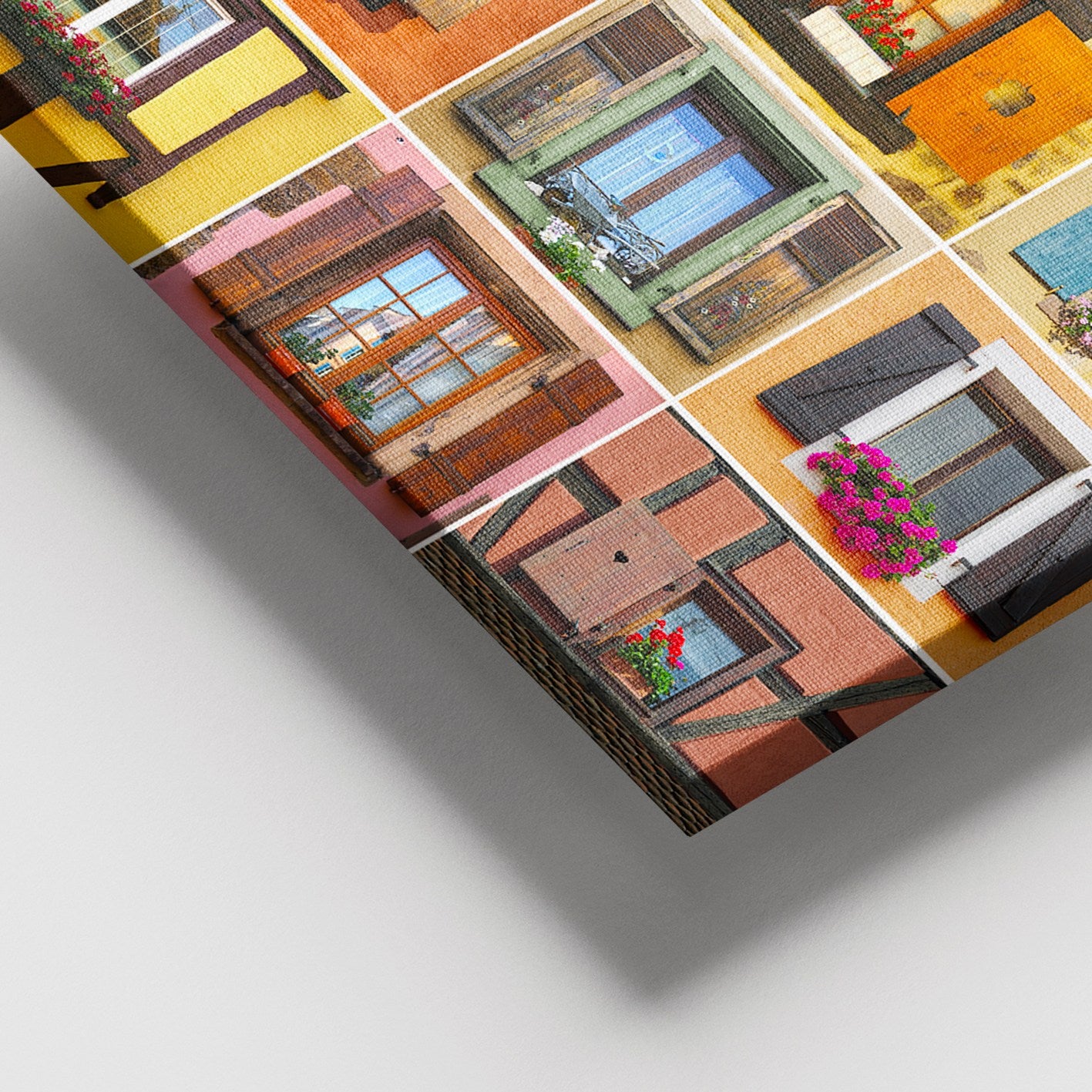 Tela Decorativa Multicolor 100x140 cm – 100% Canvas com Moldura de Madeira (3–4 cm)