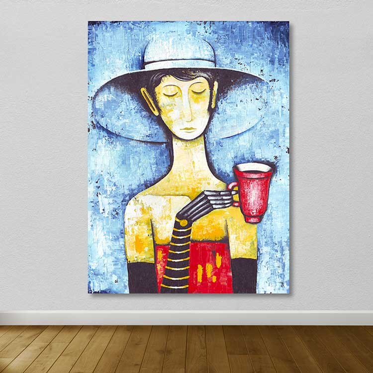 Tela Decorativa Multicolor 100x140 cm — 100% Canvas com Moldura de Madeira (3–4 cm) | Ref. 205DNT2606 / DEV03626100140