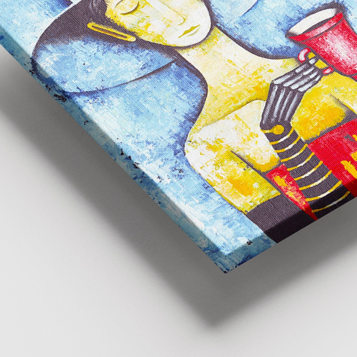 Tela Decorativa Multicolor 100x140 cm — 100% Canvas com Moldura de Madeira (3–4 cm) | Ref. 205DNT2606 / DEV03626100140