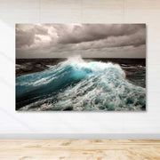 Quadro em Tela Decorativa Multicolor 100x140 cm, 100% Canvas, Moldura de Madeira 3–4 cm