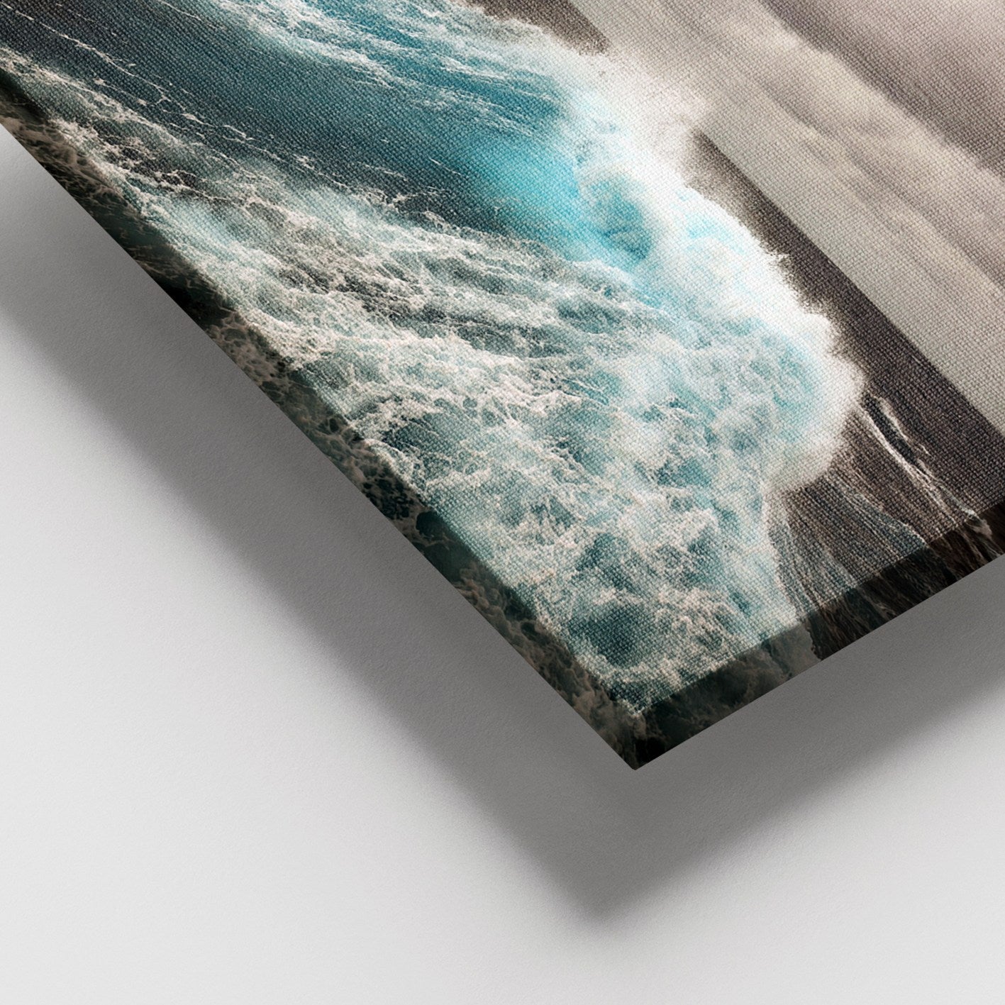 Quadro em Tela Decorativa Multicolor 100x140 cm, 100% Canvas, Moldura de Madeira 3–4 cm