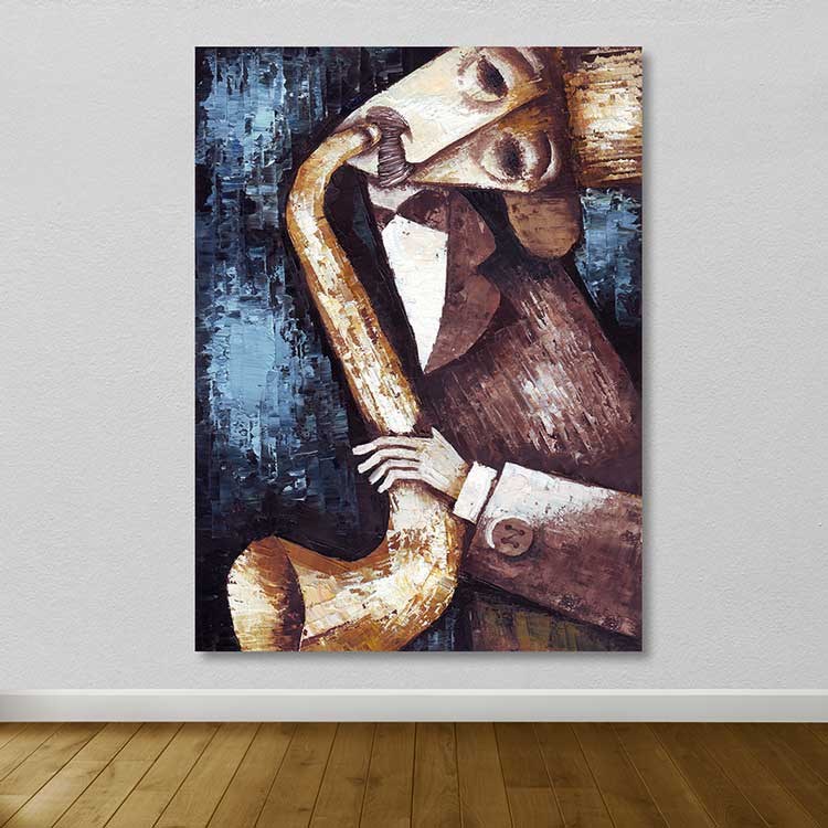 Quadro em Tela Decorativa Multicolor 100x140 cm – 100% Canvas com Moldura de Madeira (3–4 cm)