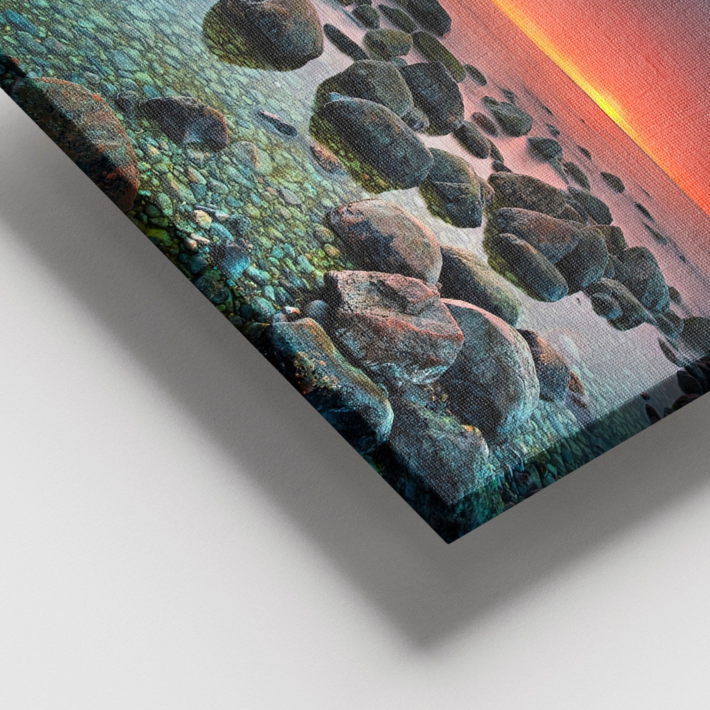 Tela Decorativa em Canvas 100% Multicolor com Moldura em Madeira (3–4 cm), 100 x 140 cm