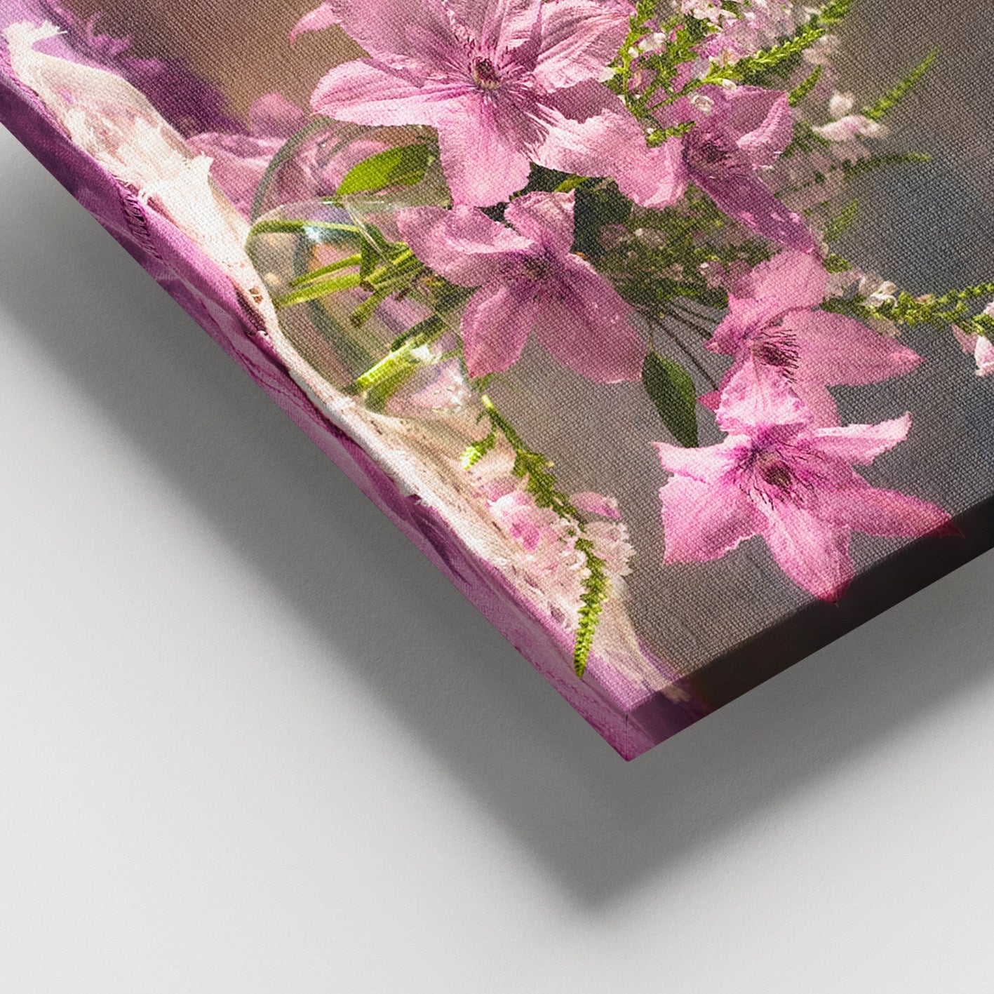 Quadro Decorativo em Tela 100% Canvas com Moldura de Madeira (3–4 cm), Multicolor, 100 x 140 cm